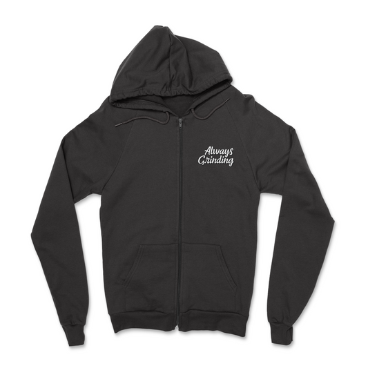 Zip-Up Hoodie Black